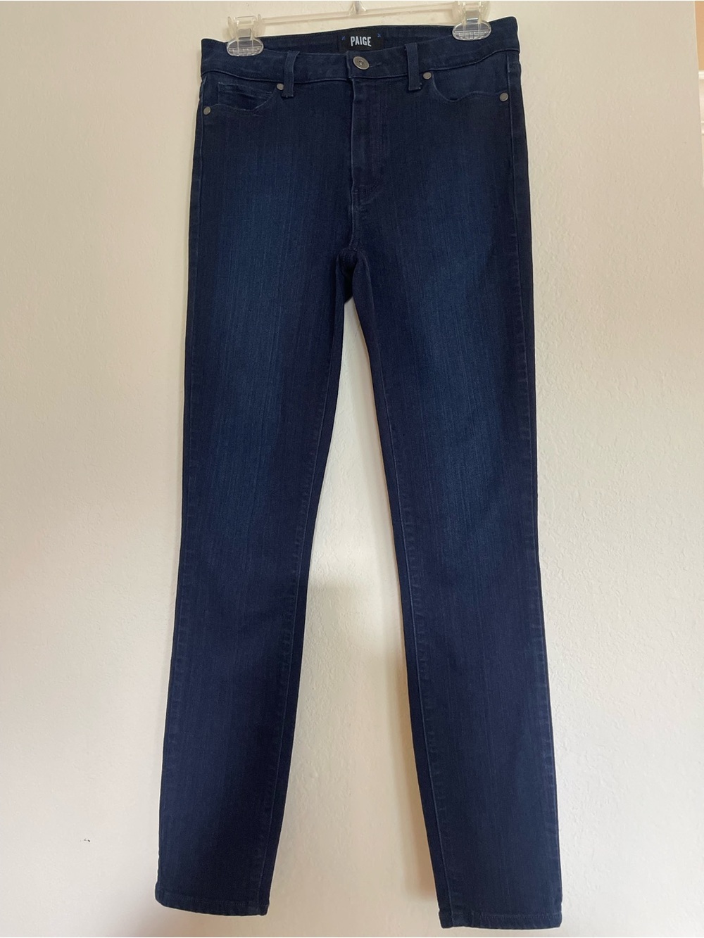 Paige Hoxton Ankle High Rise Skinny Jeans Lana Wash Size 27